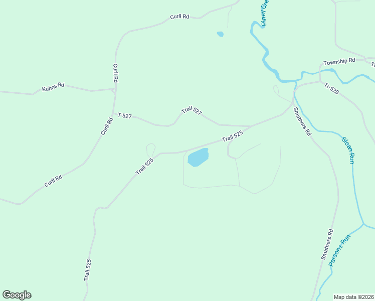 map of restaurants, bars, coffee shops, grocery stores, and more near 1269 Deer Hollow Road in New Bethlehem