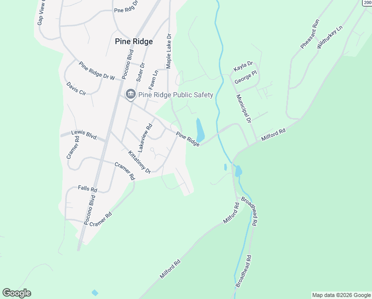 map of restaurants, bars, coffee shops, grocery stores, and more near 1007-1607 Pine Ridge in Pike County