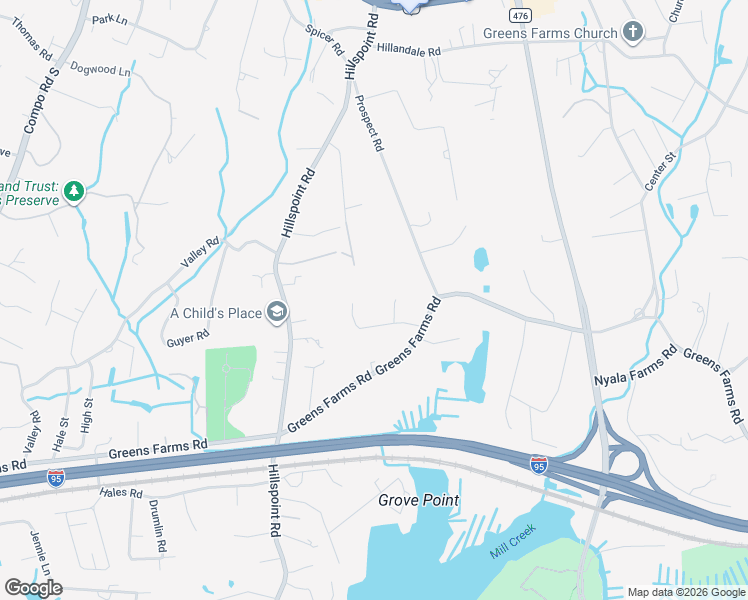 map of restaurants, bars, coffee shops, grocery stores, and more near 29 Edgemarth Hill Road in Westport