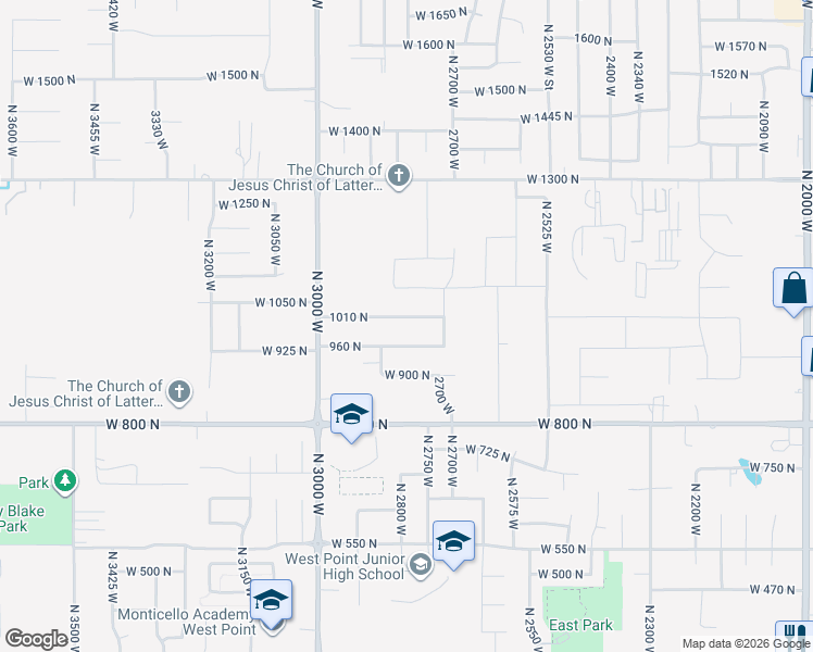 map of restaurants, bars, coffee shops, grocery stores, and more near 2807 1010 North in Clinton
