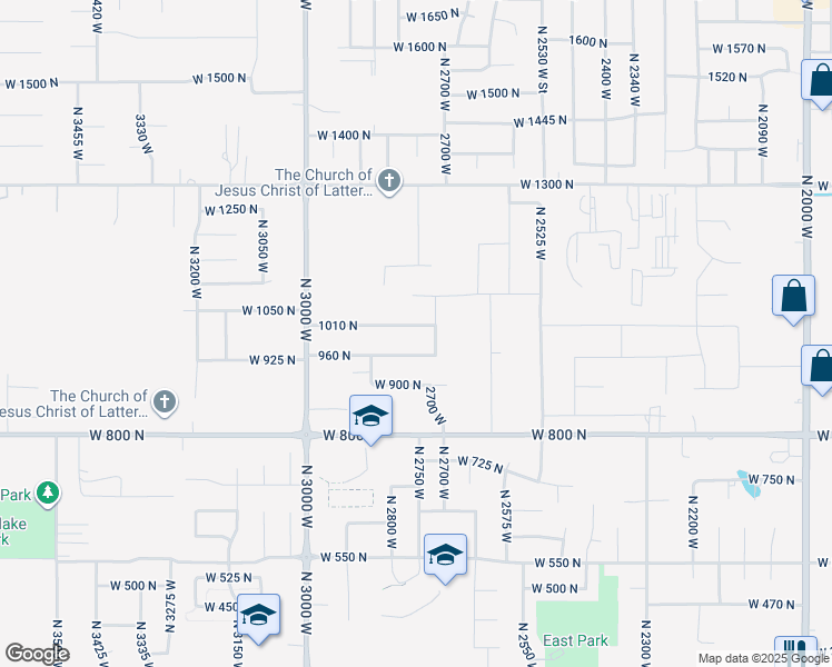 map of restaurants, bars, coffee shops, grocery stores, and more near 2783 1010 North in Clinton