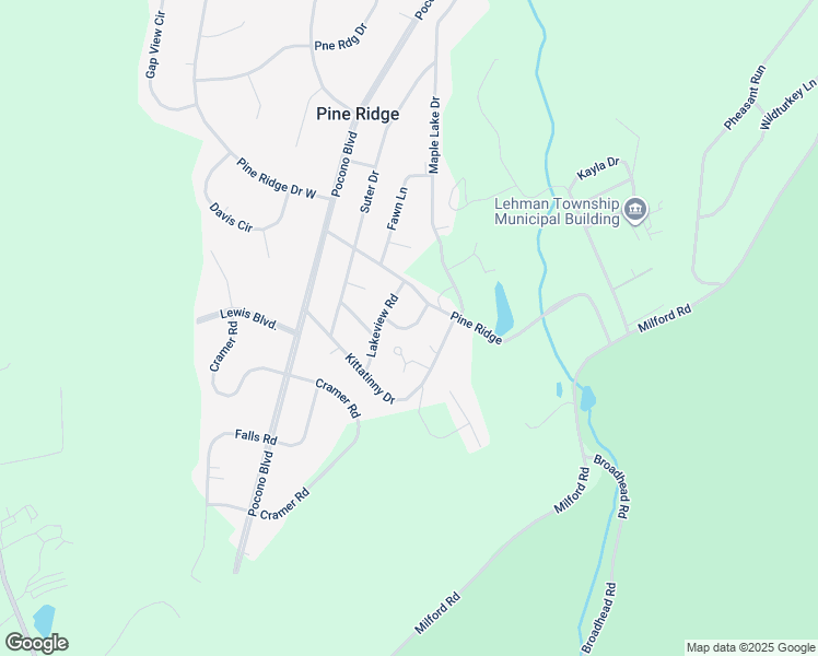 map of restaurants, bars, coffee shops, grocery stores, and more near Linn Circle in Pike County