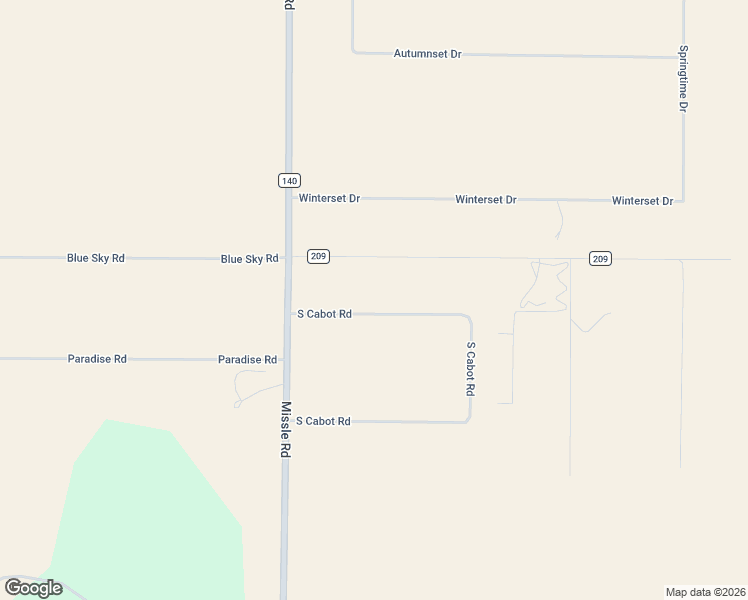 map of restaurants, bars, coffee shops, grocery stores, and more near 4022-4098 South Cabot Road in Carpenter