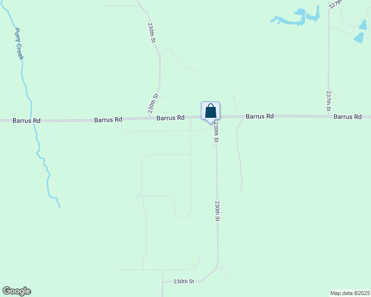 map of restaurants, bars, coffee shops, grocery stores, and more near 52191 229th Street in Glenwood