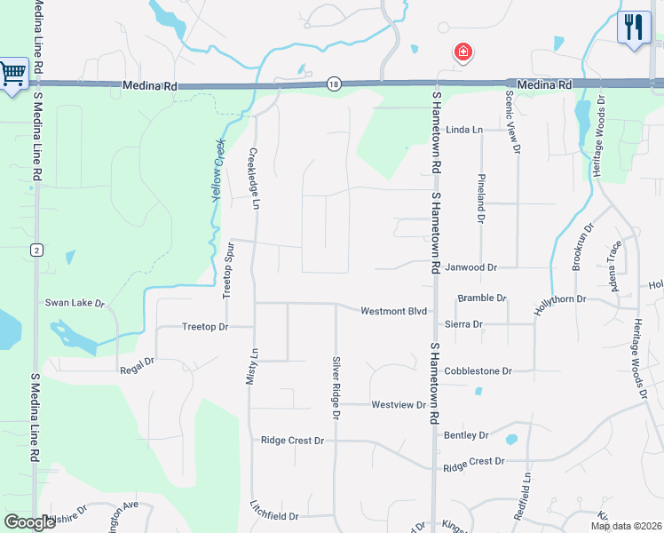 map of restaurants, bars, coffee shops, grocery stores, and more near 314 Alexander Court in Akron