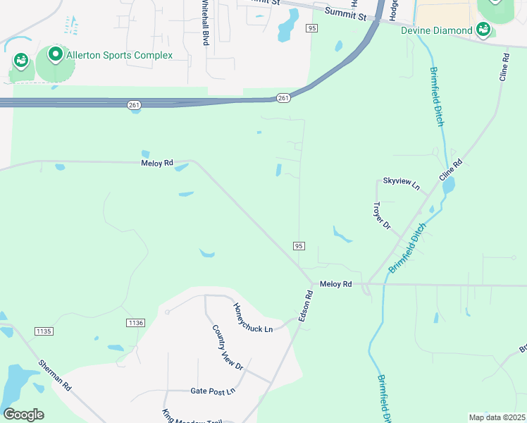 map of restaurants, bars, coffee shops, grocery stores, and more near 1775 Meloy Road in Kent