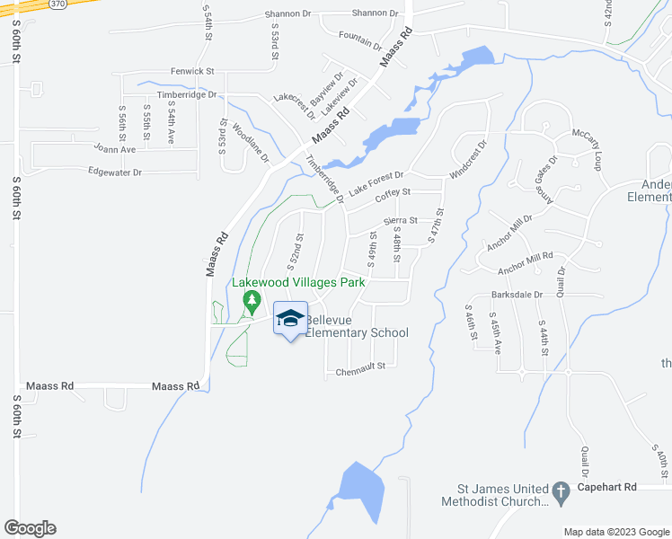 map of restaurants, bars, coffee shops, grocery stores, and more near 11914 Timberridge Drive in Papillion