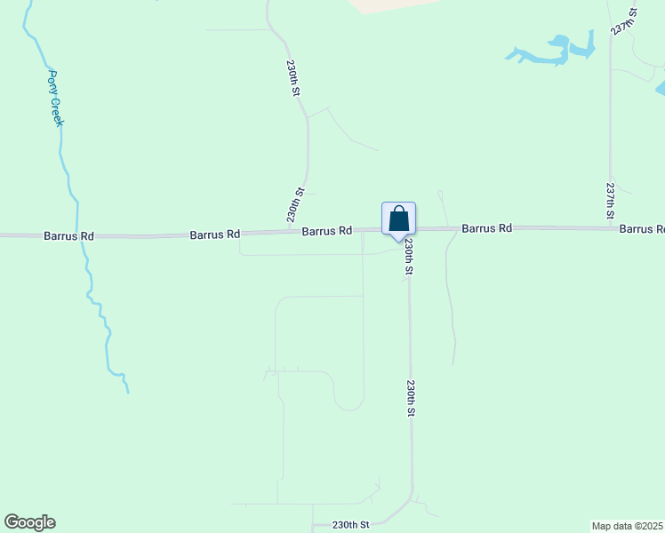 map of restaurants, bars, coffee shops, grocery stores, and more near 52096 229th Street in Glenwood