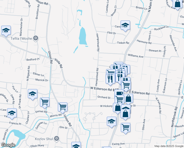 map of restaurants, bars, coffee shops, grocery stores, and more near 8 Seabird Avenue in Spring Valley