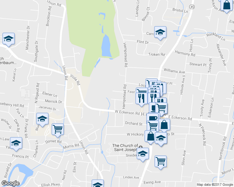 map of restaurants, bars, coffee shops, grocery stores, and more near 8 Seabird Avenue in Spring Valley