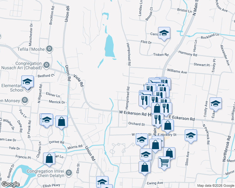 map of restaurants, bars, coffee shops, grocery stores, and more near 8 Seabird Avenue in Spring Valley
