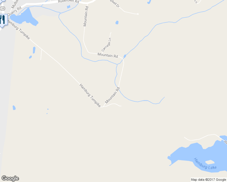 map of restaurants, bars, coffee shops, grocery stores, and more near 103 Mountain Road in Hamburg
