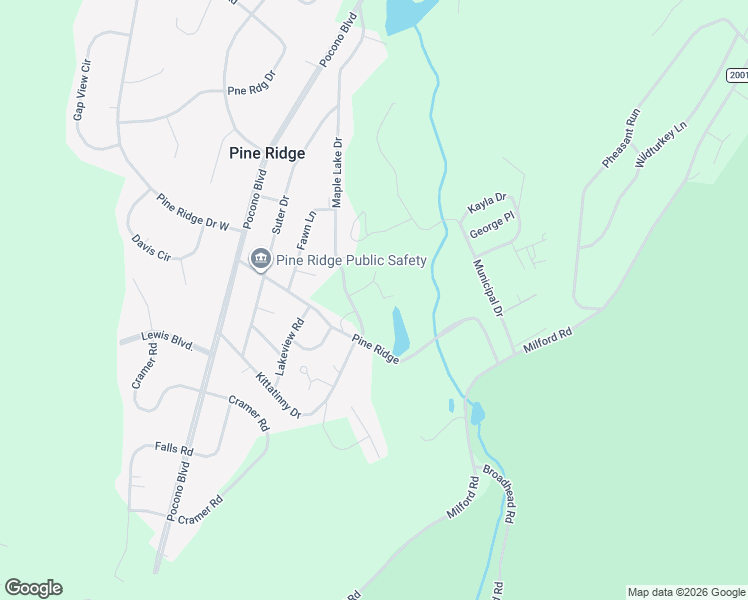 map of restaurants, bars, coffee shops, grocery stores, and more near 210 Stag Court in Bushkill