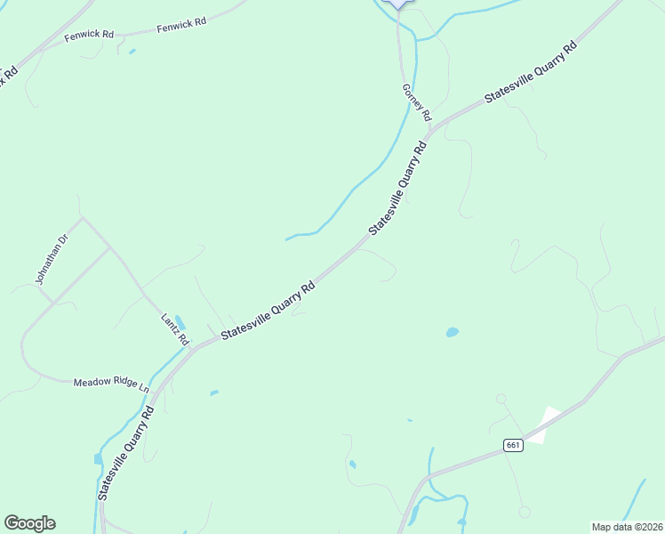 map of restaurants, bars, coffee shops, grocery stores, and more near 123 Statesville Quarry Road in Lafayette Township