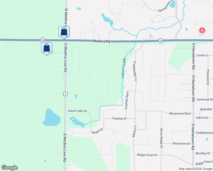 map of restaurants, bars, coffee shops, grocery stores, and more near 5289 Duxbury Drive in Copley