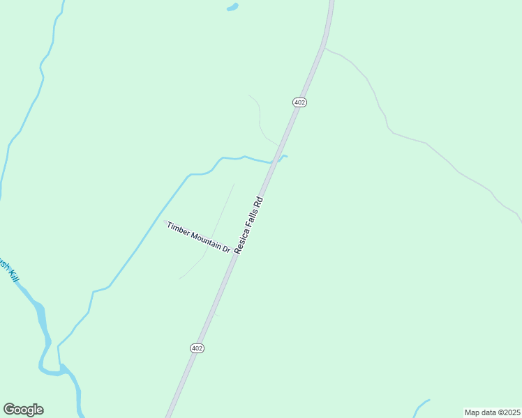 map of restaurants, bars, coffee shops, grocery stores, and more near 1368 Resica Falls Road in East Stroudsburg