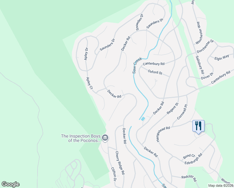 map of restaurants, bars, coffee shops, grocery stores, and more near 163 Yorkshire Court in Pike County