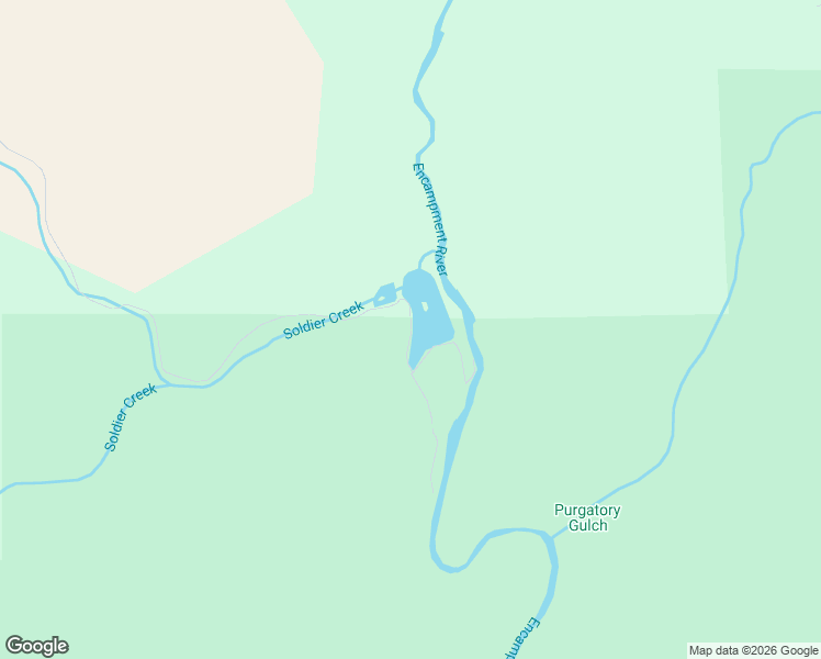 map of restaurants, bars, coffee shops, grocery stores, and more near 504 Water Valley Road in Encampment