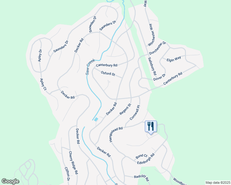map of restaurants, bars, coffee shops, grocery stores, and more near 335 Saw Creek Estate in Bushkill