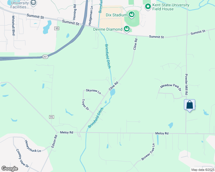 map of restaurants, bars, coffee shops, grocery stores, and more near 2065 Skyview Lane in Kent