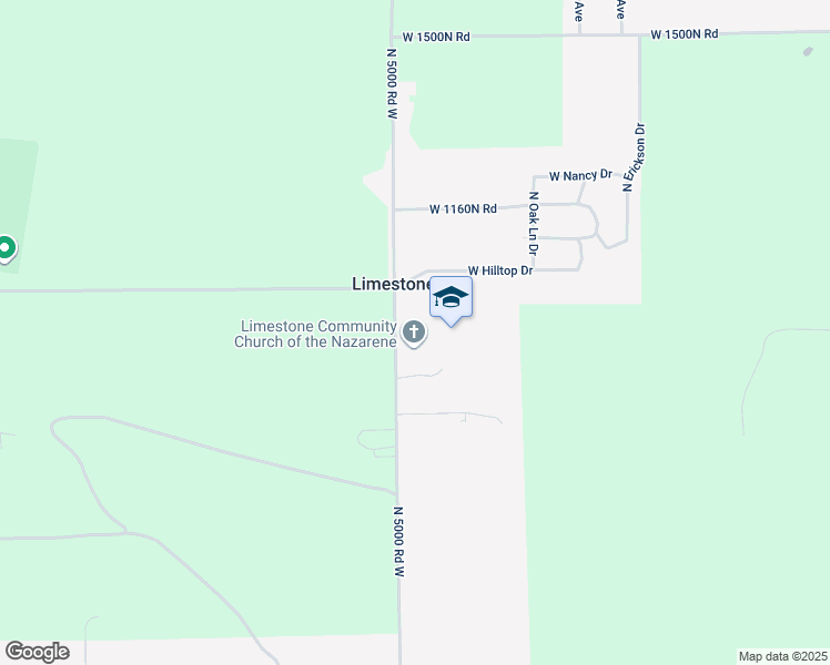 map of restaurants, bars, coffee shops, grocery stores, and more near 963 North 5000 Road West in Kankakee