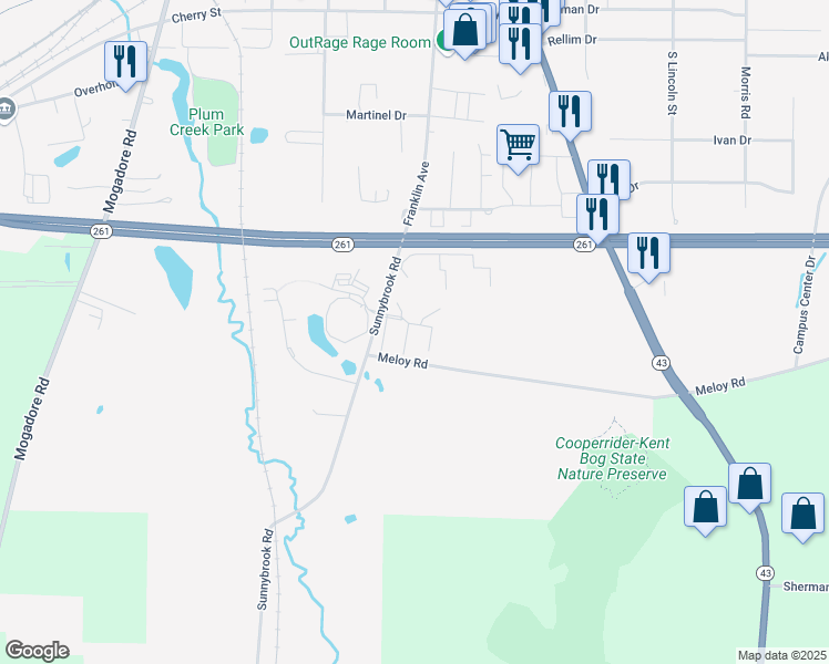 map of restaurants, bars, coffee shops, grocery stores, and more near 271 Indian Valley Drive in Kent