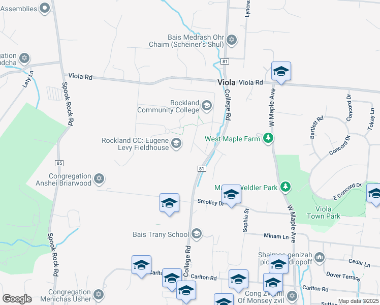 map of restaurants, bars, coffee shops, grocery stores, and more near in Suffern