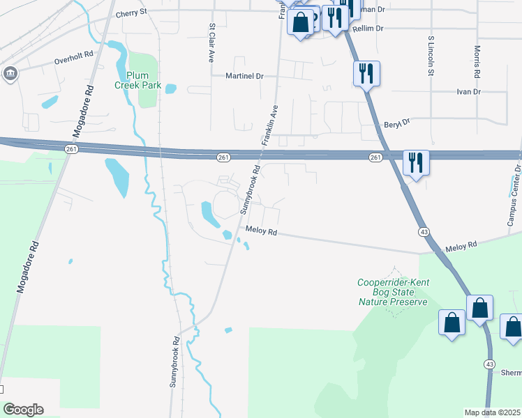 map of restaurants, bars, coffee shops, grocery stores, and more near 1928 Mohawk Place in Kent
