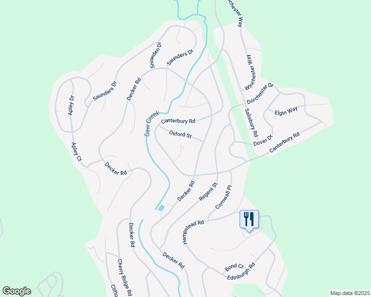 map of restaurants, bars, coffee shops, grocery stores, and more near 116 Sussex Court in Pike County