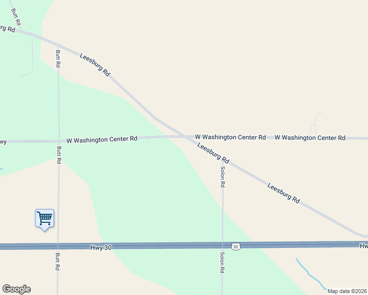 map of restaurants, bars, coffee shops, grocery stores, and more near 10701-12299 West Washington Center Road in Fort Wayne