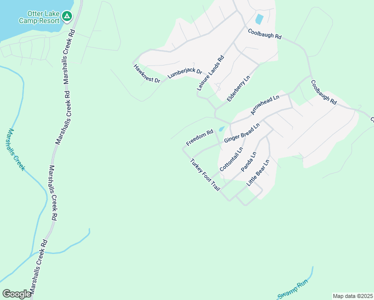 map of restaurants, bars, coffee shops, grocery stores, and more near 6148 Freedom Road in East Stroudsburg