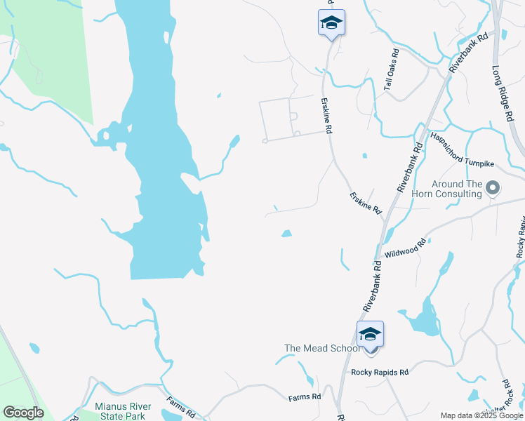 map of restaurants, bars, coffee shops, grocery stores, and more near 131 Bentwood Drive in Stamford