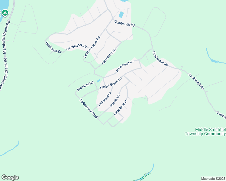 map of restaurants, bars, coffee shops, grocery stores, and more near 5811 Cottontail Lane in East Stroudsburg