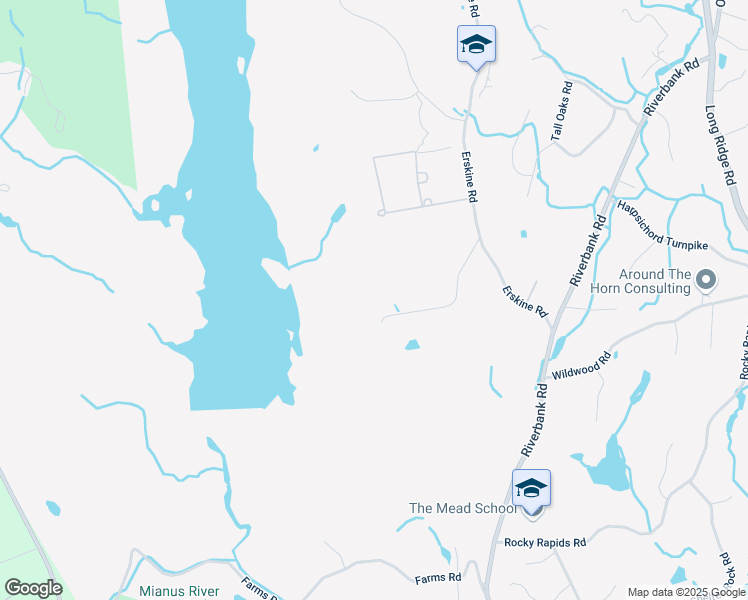 map of restaurants, bars, coffee shops, grocery stores, and more near 131 Bentwood Drive in Stamford