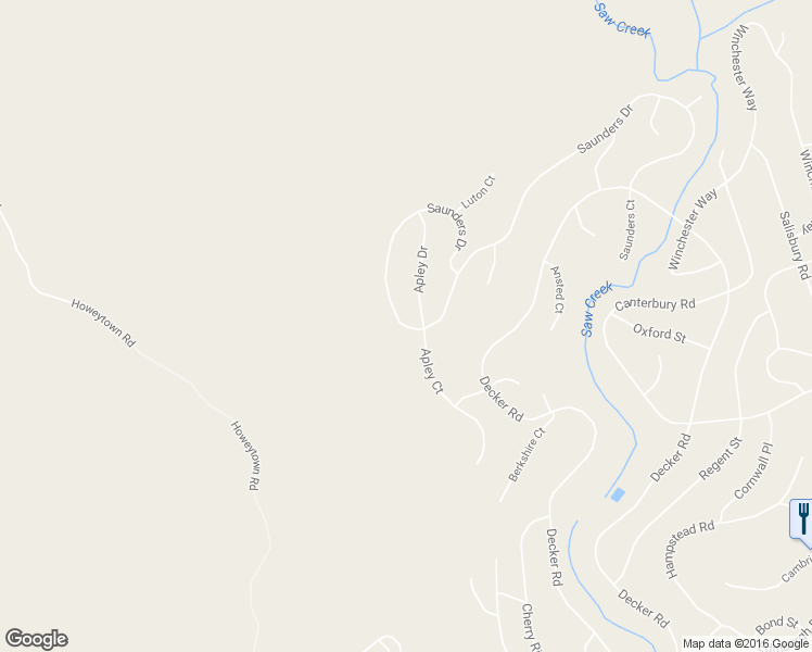 map of restaurants, bars, coffee shops, grocery stores, and more near 366 Saunders Drive in Bushkill