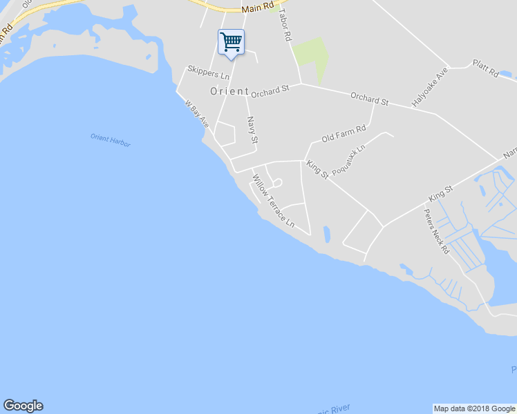 map of restaurants, bars, coffee shops, grocery stores, and more near 196 Willow Terrace Lane in Orient