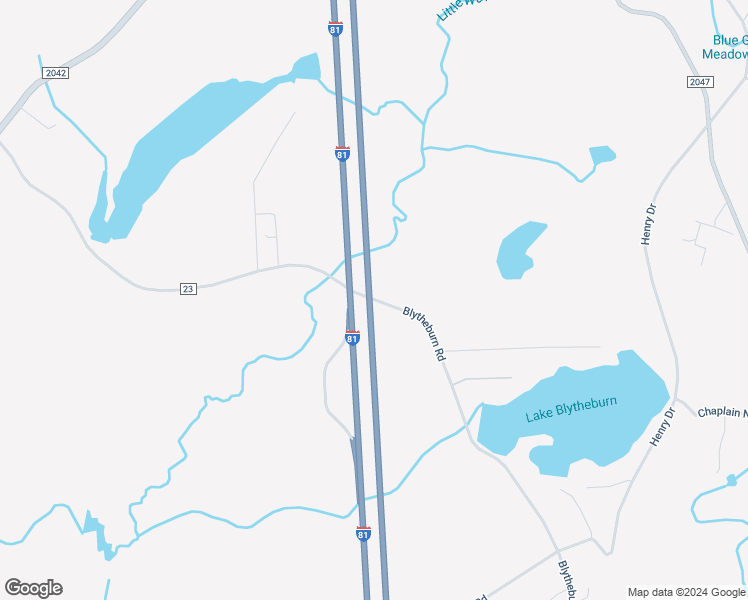 map of restaurants, bars, coffee shops, grocery stores, and more near Blytheburn Road in Mountain Top
