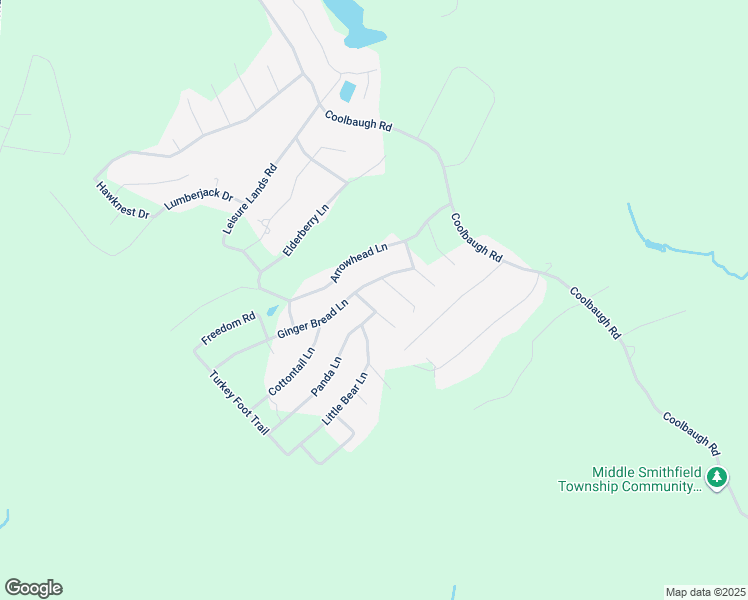 map of restaurants, bars, coffee shops, grocery stores, and more near 5707 Possum Trail in East Stroudsburg