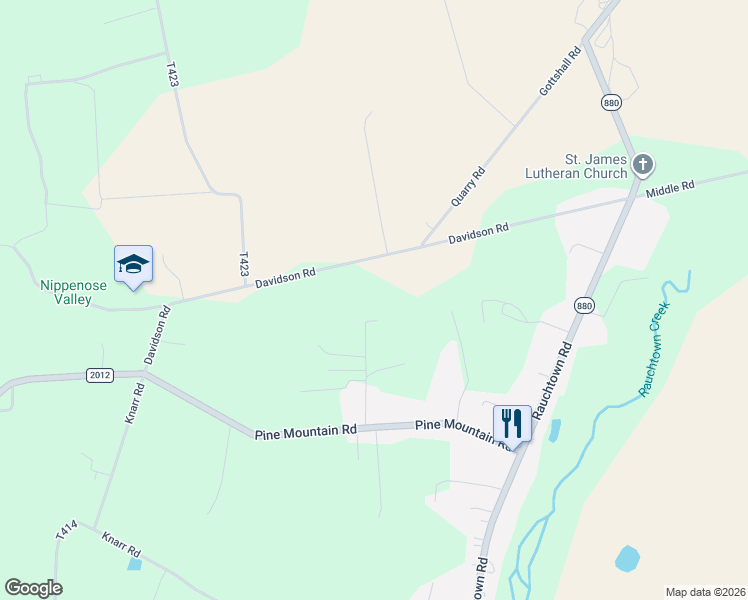 map of restaurants, bars, coffee shops, grocery stores, and more near 130 F R Aumiller Lane in Jersey Shore