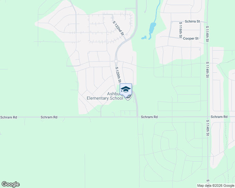 map of restaurants, bars, coffee shops, grocery stores, and more near 12202 Schram Road in Papillion