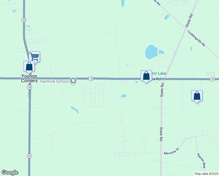 map of restaurants, bars, coffee shops, grocery stores, and more near 1004 Medina Road in Medina