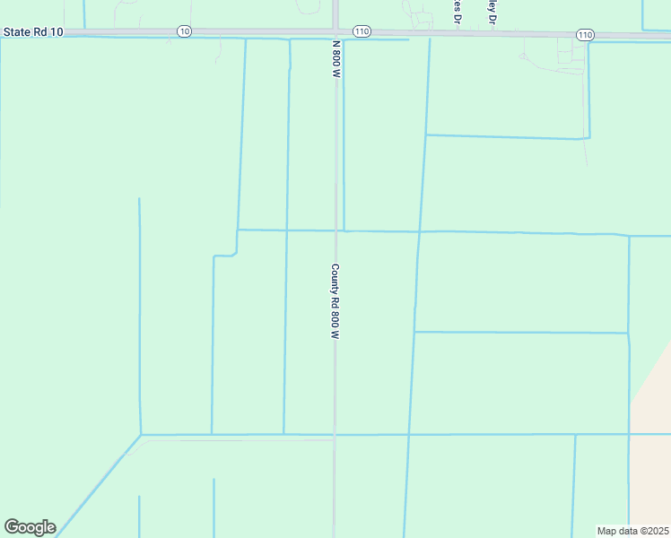 map of restaurants, bars, coffee shops, grocery stores, and more near 7708 North 800 West in De Motte