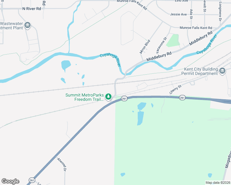 map of restaurants, bars, coffee shops, grocery stores, and more near 1323 Middlebury Road in Kent