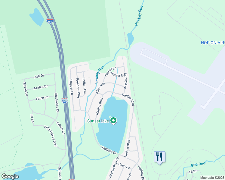 map of restaurants, bars, coffee shops, grocery stores, and more near 2408 Nadine Blvd in Monroe