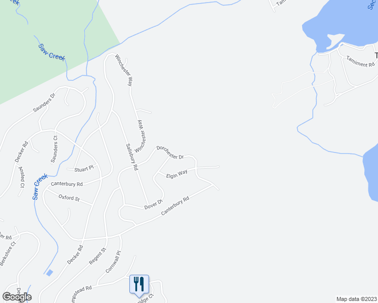map of restaurants, bars, coffee shops, grocery stores, and more near 211 Dorchester Drive in Bushkill