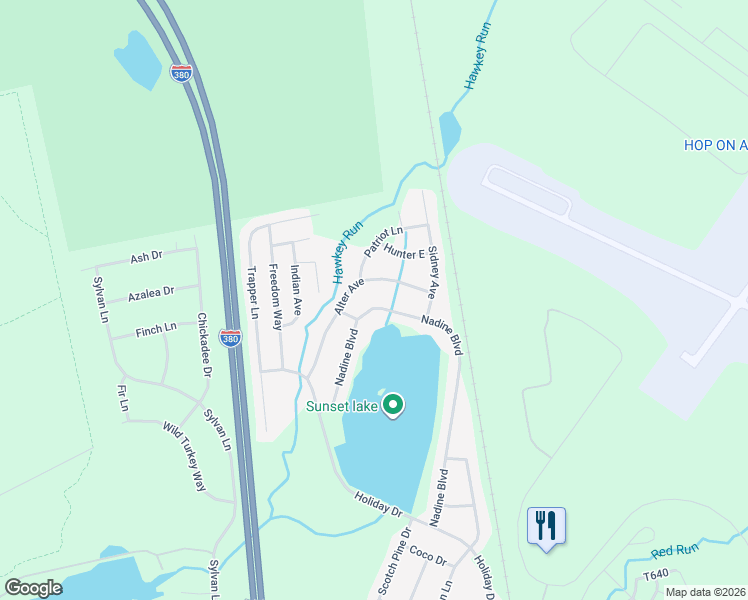 map of restaurants, bars, coffee shops, grocery stores, and more near 2408 Nadine Blvd in Monroe