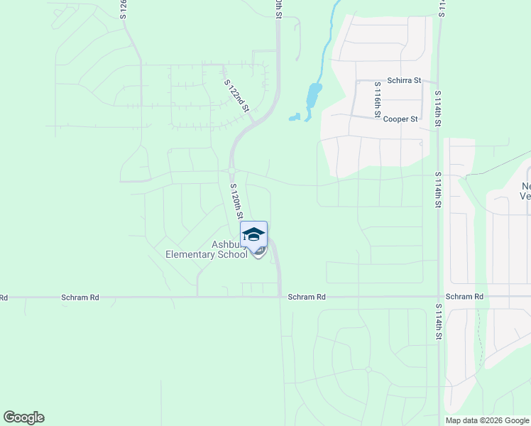 map of restaurants, bars, coffee shops, grocery stores, and more near 11710 S 119th Ave in Papillion