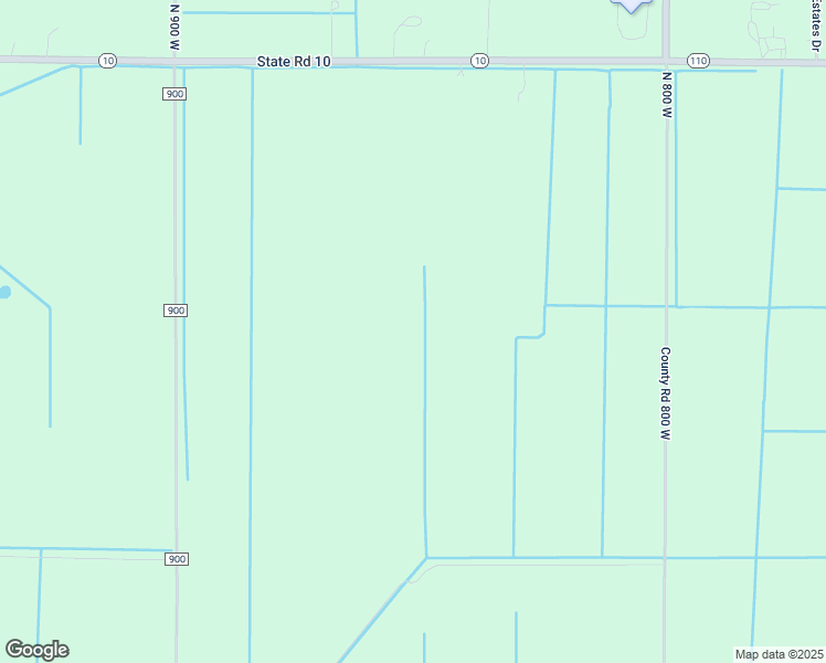 map of restaurants, bars, coffee shops, grocery stores, and more near 7708 North 800 West in De Motte