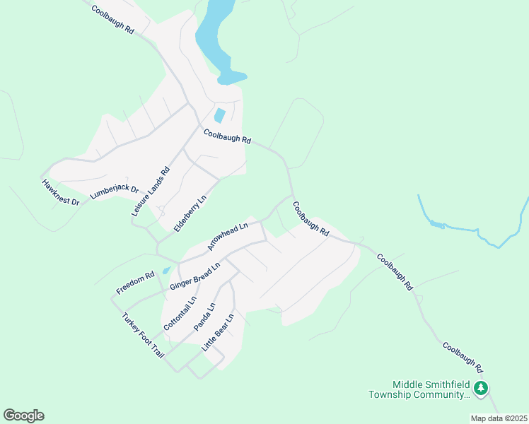 map of restaurants, bars, coffee shops, grocery stores, and more near 5122 Arrowhead Lane in East Stroudsburg