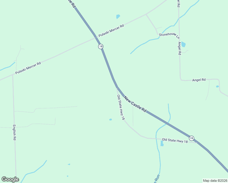 map of restaurants, bars, coffee shops, grocery stores, and more near 4494-4570 New Castle Road in New Wilmington